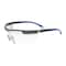 Ge Safety Glasses, Anti-Fog & Anti-Scratch, Clear Lens, Gray/Blue Frame GE101CAF - alternate 1